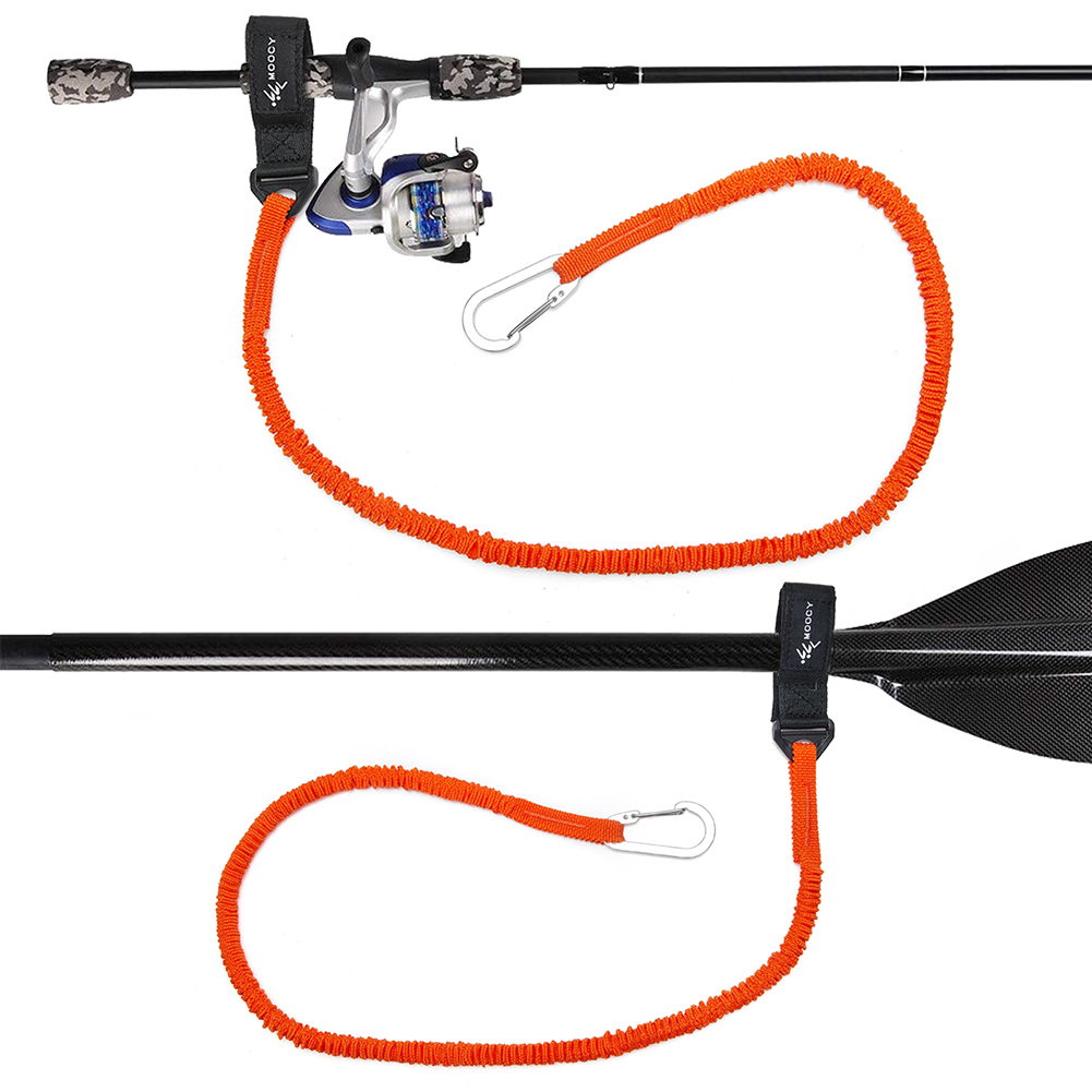 Fishing Kayak Paddle Leash - Lot de 4 attaches de canne