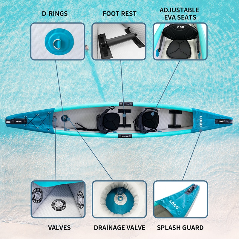 Kayak gonflable Drop Stitch, c - Fishing Kayak Sit In avis et prix